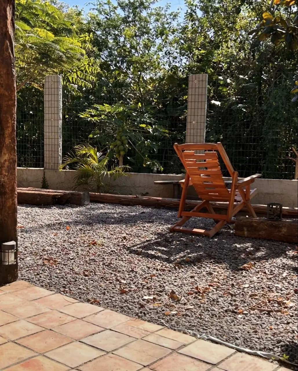 Área comum do jardim