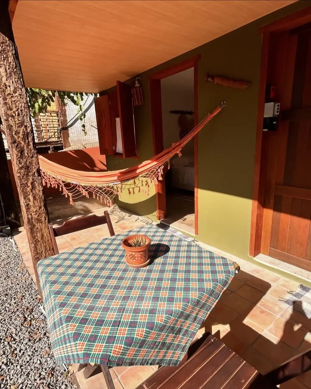 Espaço para refeições externas