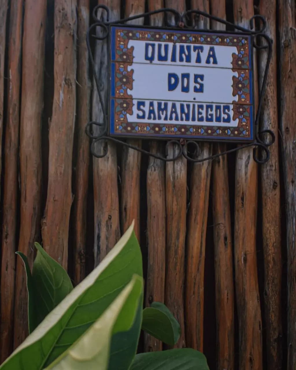 Entrada da Quinta dos Samaniego